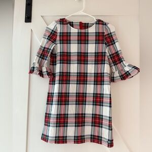 Vineyard Vines, Size 10-12, Red and Black Plaid Dress